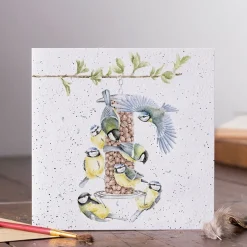 New Wenskaart Vogels Bon Appetit! Wenskaarten