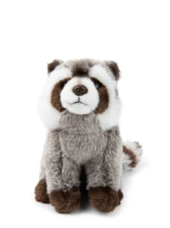 Outlet Knuffel Raccoon Black White 23 cm WWF Knuffels