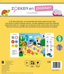 Zoeken en plakken Huisdieren Educatieve Boeken